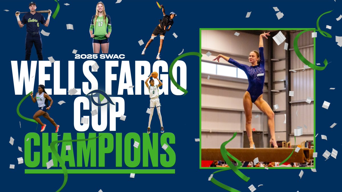 For The THIRD Consecutive Year @G_L_Athletics Has Secured The #SWAC Wells Fargo Cup! An Incredible Achievement For Our Student Athletes, Coaches &amp; School Community! Well Done Gators! 🐊 🏆
