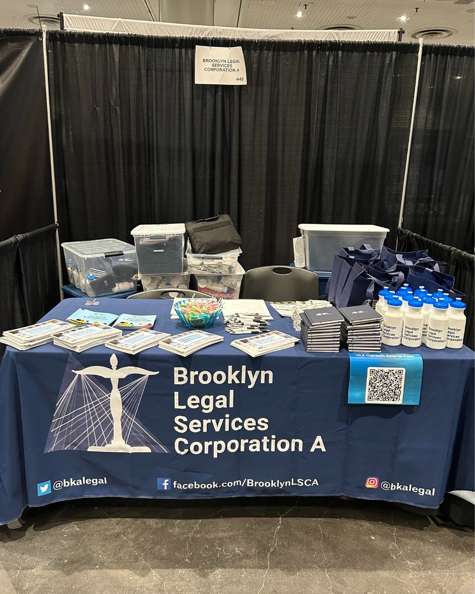 Brooklyn Legal Services Corporation A (@bkalegal) on Twitter photo We had a great time at the #SmallBusinessExpo yesterday! Brooklyn A joined the packed Javits Center to spread the word about the CLA Program and our small business work.
Didn't catch us yesterday? Reach out at (718) 487-2300 or info@bka.org We had a great time at the #SmallBusinessExpo yesterday! Brooklyn A joined the packed Javits Center to spread the word about the CLA Program and our small business work.
Didn't catch us yesterday? Reach out at (718) 487-2300 or info@bka.org