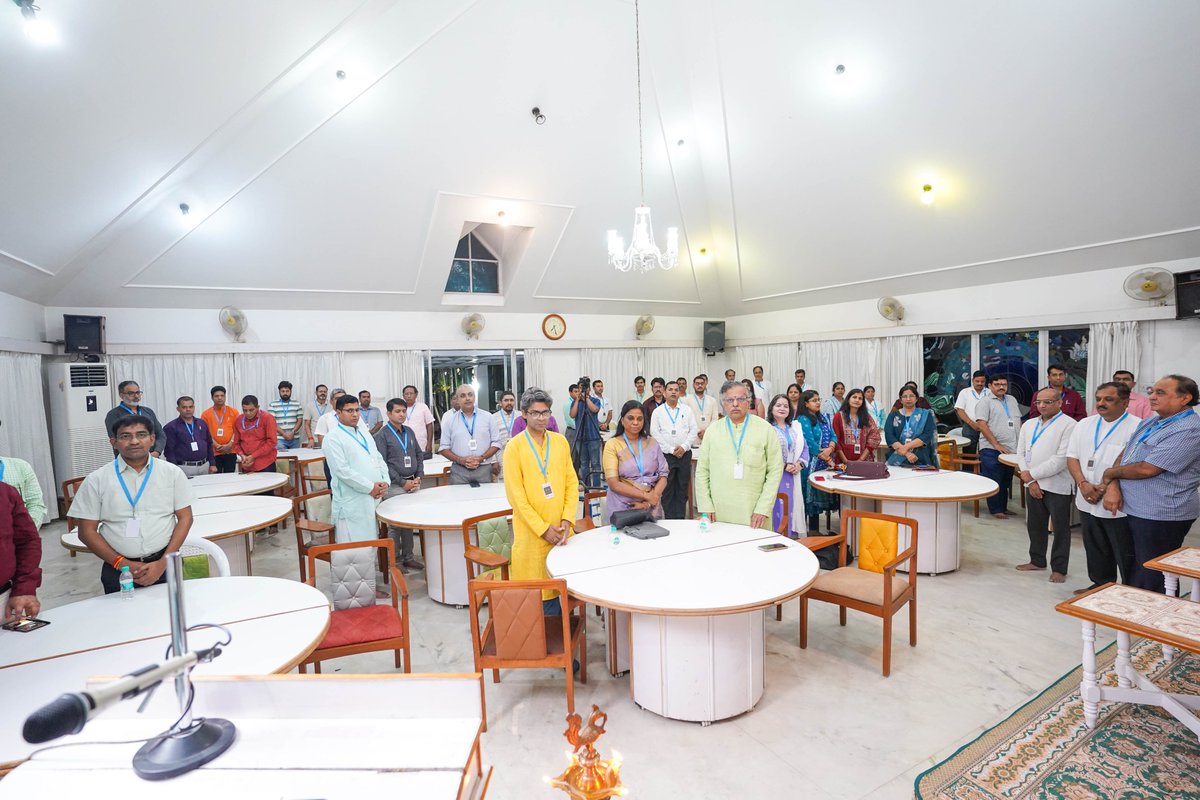 IndicaOrg's tweet image. INDICA is honoured to serve as the Knowledge Partner to Central Sanskrit University (CSU) @CentralSanskrit  in its transformative Visioning Workshop titled
 
“संवादेन संकल्पसिद्धिः saṃvādena saṃkalpasiddhiḥ”
(Dialogue to Determination): 

A workshop focused on CSU’s Vision and…