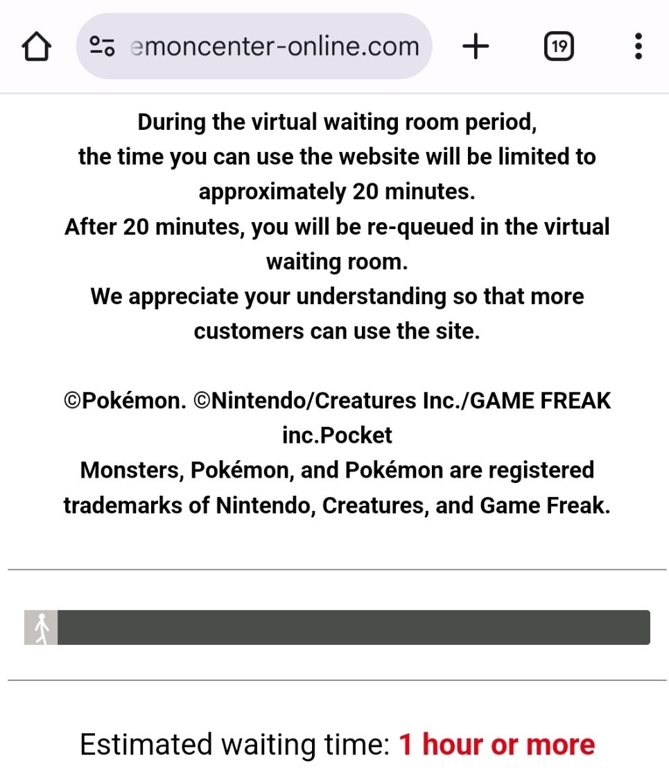 DaisukeNFTs's tweet photo. @scruffycitytv @HellzGatesTCG @PokemonTCG The crazy part is that they use the same queue system for japan releases. https://t.co/eqb4nXaQmw