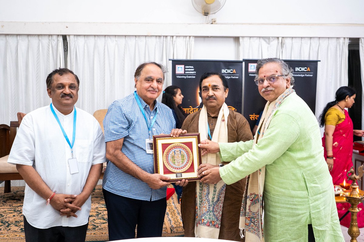 INDICA is honoured to serve as the Knowledge Partner to Central Sanskrit University (CSU) <a href="/CentralSanskrit/">CENTRAL SANSKRIT UNIVERSITY</a>  in its transformative Visioning Workshop titled
 
“संवादेन संकल्पसिद्धिः saṃvādena saṃkalpasiddhiḥ”
(Dialogue to Determination): 

A workshop focused on CSU’s Vision and