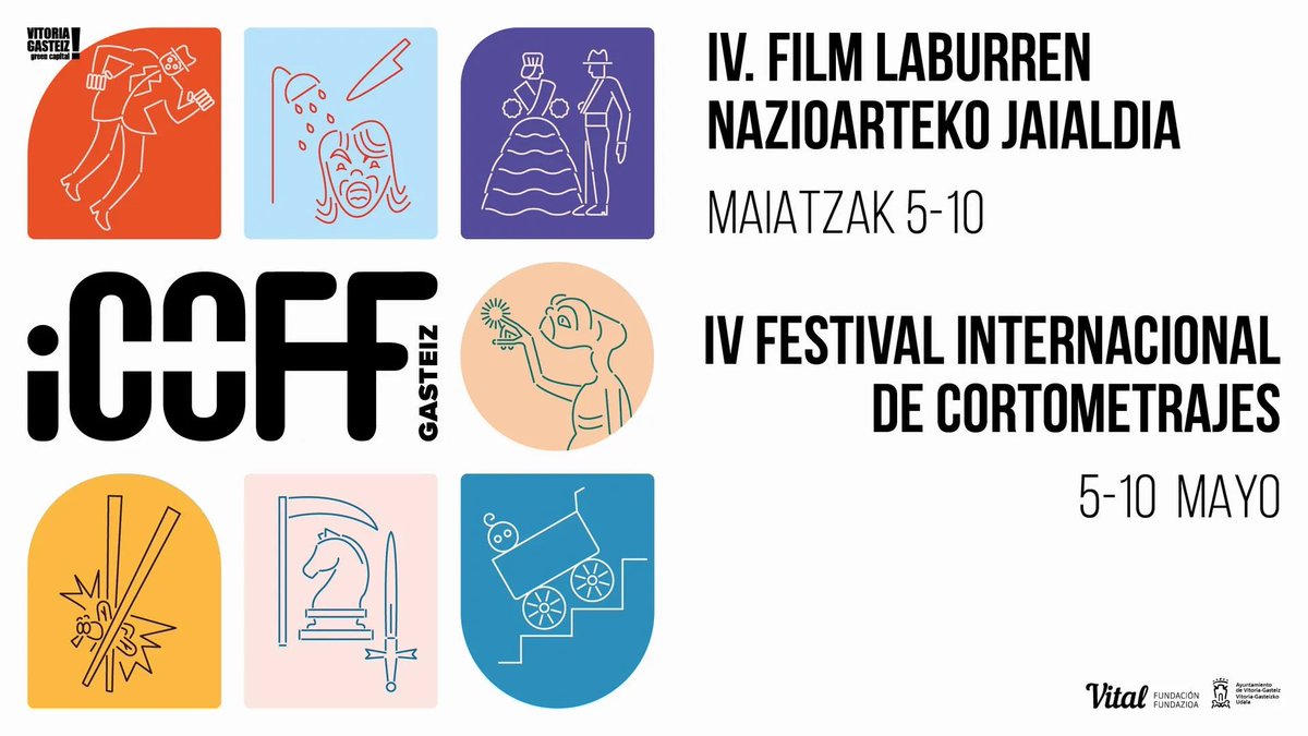 <a href="/FANTBilbao/">FANT Film Fest</a> <a href="/BEC_Bilbao/">BEC</a> <a href="/JimmyJazzGz/">Jimmy Jazz Gasteiz</a> -Hasta el 10 de mayo continúa el festival <a href="/IcoffGasteiz/">ICOFF-GASTEIZ</a> .