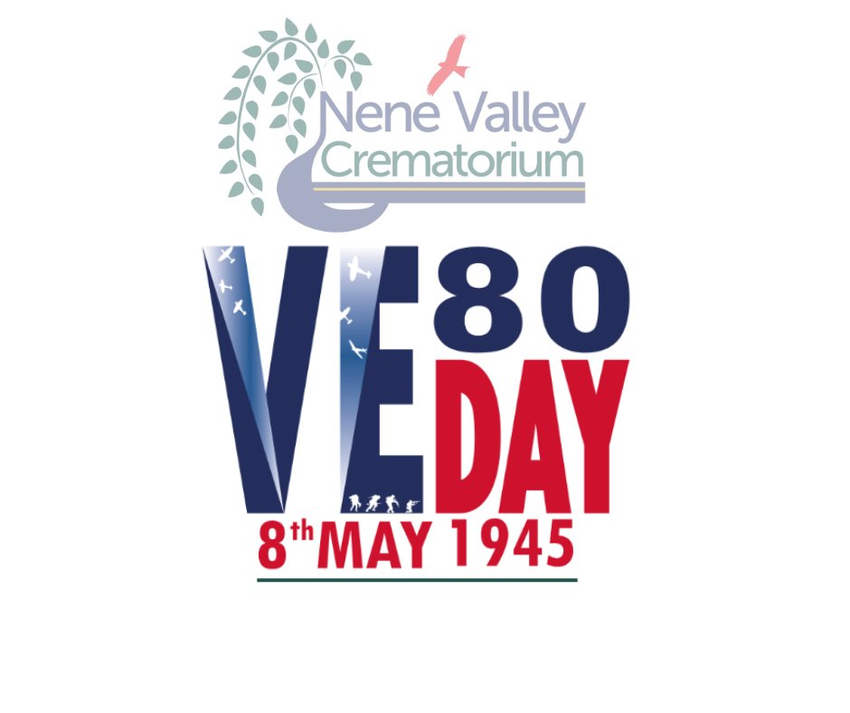 Today, on the 80th anniversary of Victory in Europe Day at 12.00pm, we at Nene Valley Crematorium observed a 2-minute silence.
We stood together in quiet remembrance - Honouring the bravery and sacrifice of all those who gave so much during the Second World War.