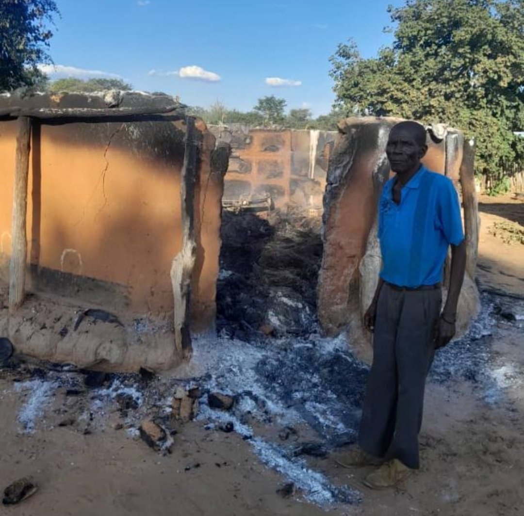Tragedy Strikes Bulilima Community

Dear Zimbabweans and Well Wishers

We regret to inform you that a devastating fire has ravaged the home of one of our respected traditional leader, Usabhuku Richard S. Ngwenya (61), from Ward 7, Masendu.

The fire destroyed the following