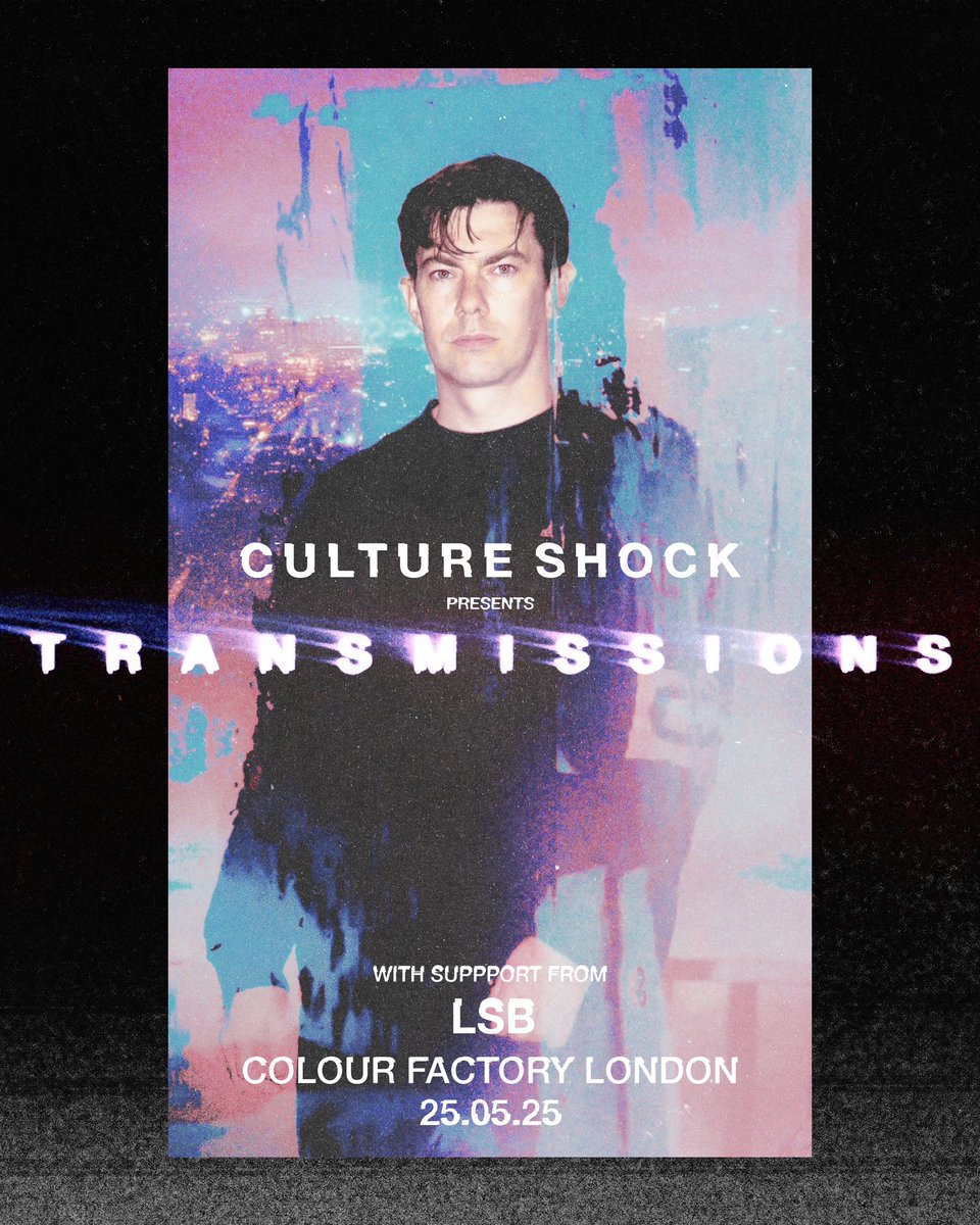 Very happy to reveal <a href="/LukeLSB/">Luke LSB</a> will be joining me at my London headline on 25th May. After remixing two of my tracks, it felt right to get him involved 🙏

5% tickets remaining - bit.ly/transmissions-…