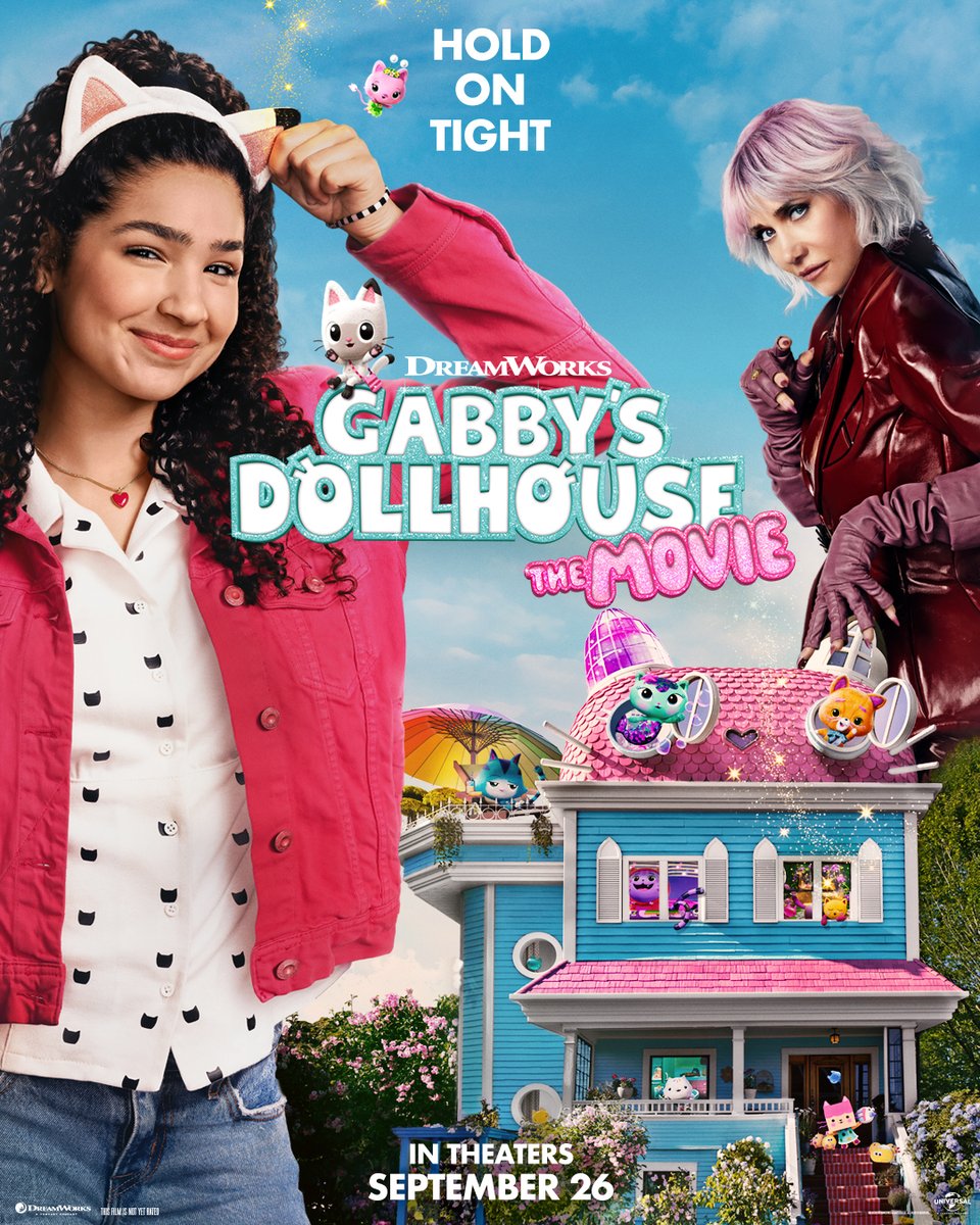 A Cat-tastic adventure awaits at the movies! 😻 Experience Gabby’s Dollhouse: The Movie only in theaters September 26 #GabbysDollhouse
