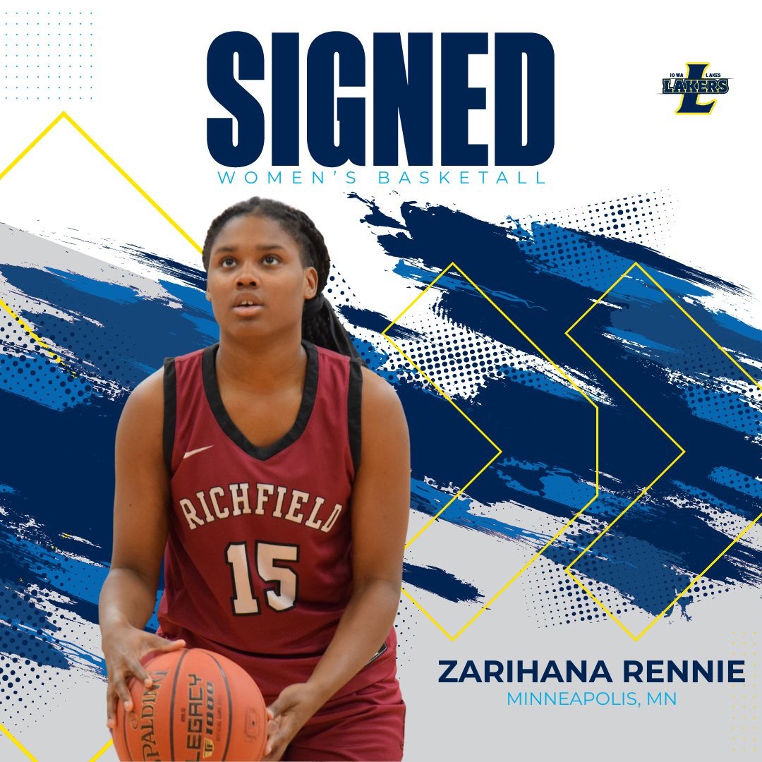 Officially a Laker ✍️

Welcome to the Laker family, Zari

#LakerProud 💙💛

5’7 Forward 
Richfield Senior High School