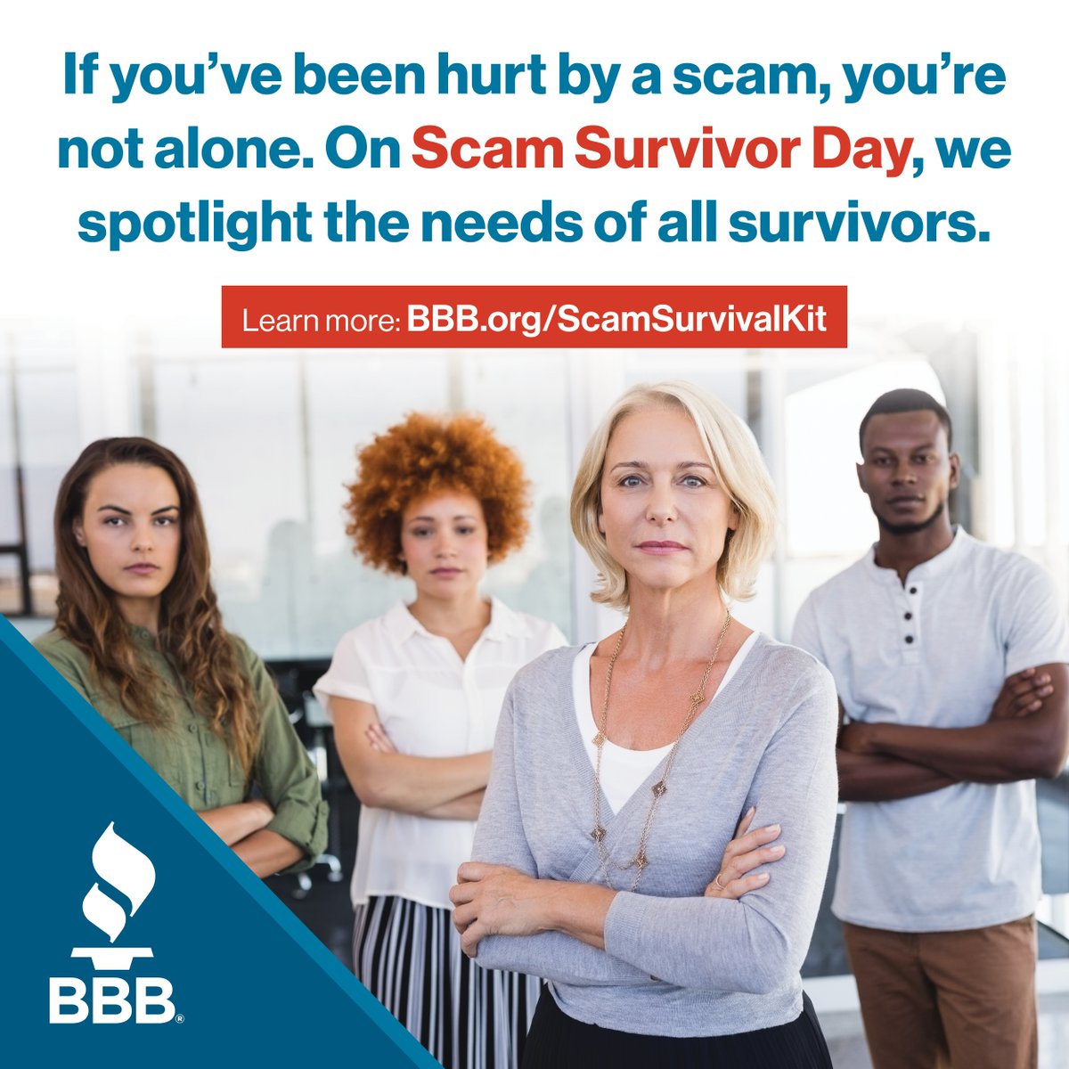 Scams don’t just hit your wallet, they hit your mental health too. We applaud the survivors who are willing to share their stories.

Stay informed and protect yourself! 🚨 #ScamSurvivorDay
