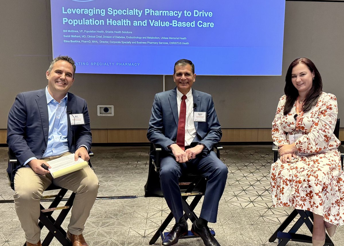 DCOE clinical chief, Dr. Samir Malkani, participated in a Health Management Academy Forum in Washington, DC, about how specialty pharmacies can improve healthcare, especially when doctors &amp; hospitals are paid based on patient health outcomes rather than only services provided.