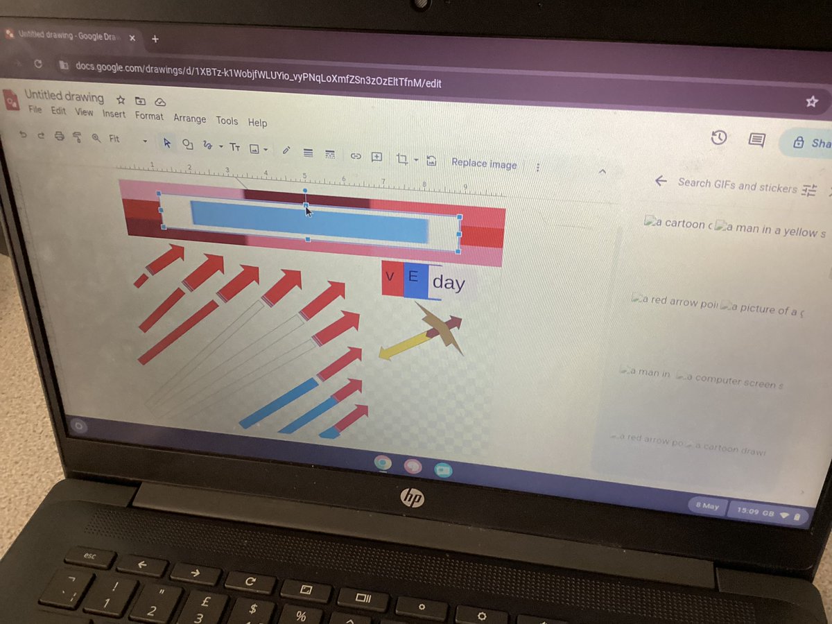 raeburnprimary's tweet image. Hazel class have created VE Day posters accessing Tinkercad and Google Drawings during today‘s computing lesson.  
#RaeburnComputing
#RaeburnYear6