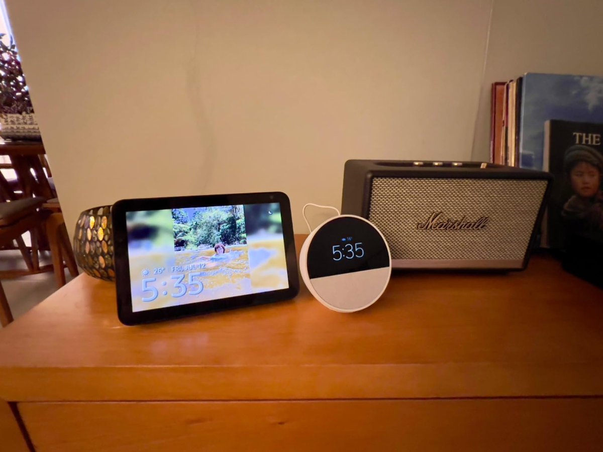 TechIndica's tweet image. SEU NOVO DESPERTADOR INTELIGENTE!

✅ Echo Spot com Alexa – Som vibrante e visual moderno
🔥 POR R$464,07

🛒 amzn.to/4iQj27z

OFERTA AMAZON
#amazon #EchoSpot