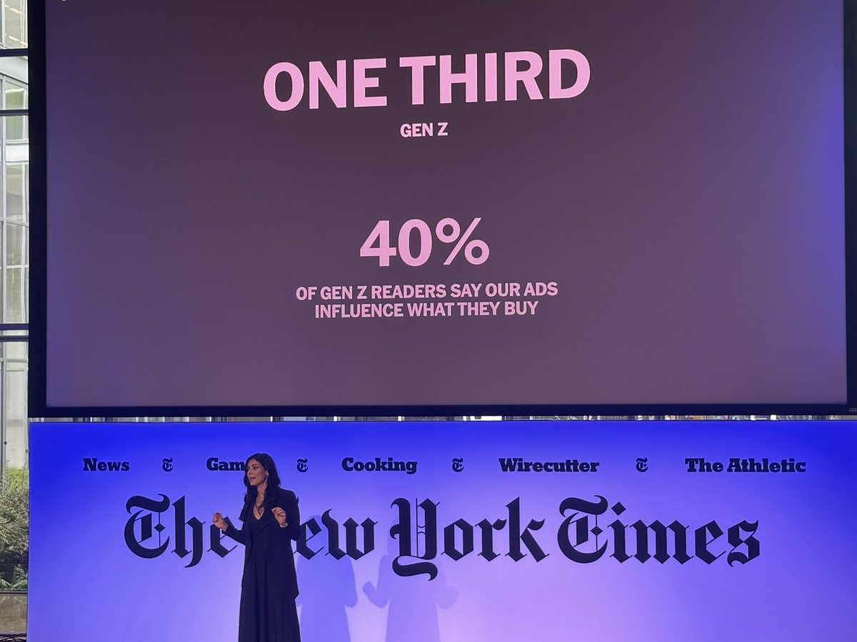 “Gen Z: They move fast across platforms, but they come to us for clarity and confidence.” -Joy Robins <a href="/nytimes/">The New York Times</a> #newfonts