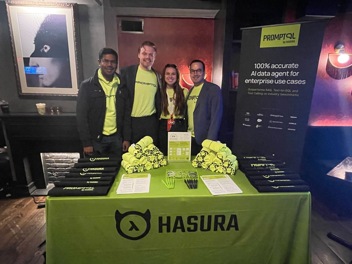 PromptQL's tweet photo. Meet the @HasuraHQ team at @DataSciConnect's ALIGN AI Exec Summit. See #PromptQL and see how we're achieving 100% accurate and reliable AI on your enterprise data. https://t.co/Wbv9dEMVFb