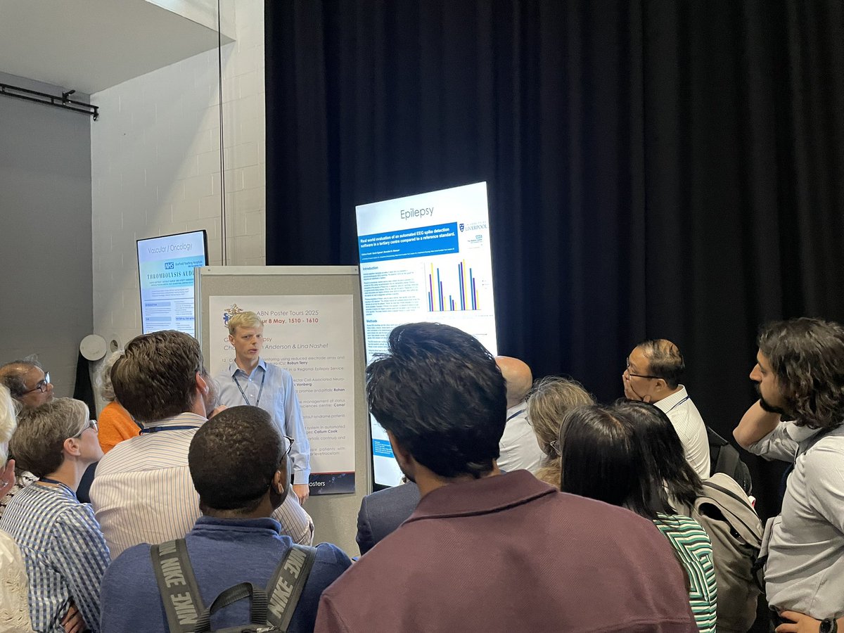 Professor Benedict D Michael MBChB, FRCP, PhD (@benedictneuro) on Twitter photo Lots of interest in our #epilepsy research at #abn2025! Well done Callum! <a href="/BrainIIGroup/">Brain Infection & Inflammation Group</a> Lots of interest in our #epilepsy research at #abn2025! Well done Callum! <a href="/BrainIIGroup/">Brain Infection & Inflammation Group</a>