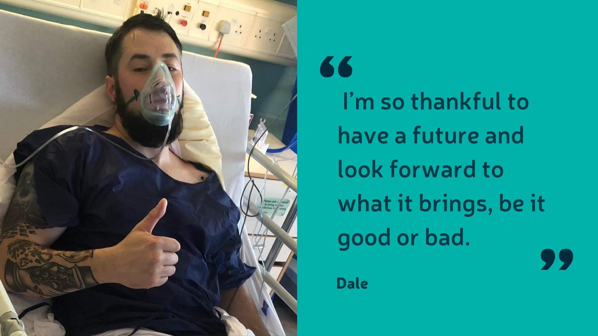 Dale, aged 37, was diagnosed with stage 3 bowel cancer.

“When they told me, it felt like I was in a bad dream. It took a long time for it to sink in because I was in complete shock.” 

To read Dale's whole story, go to bit.ly/44riTnx
