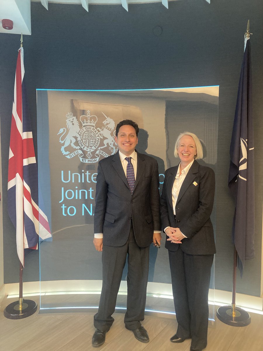 In the margins of the <a href="/NATO/">NATO</a> Defence Policy Directors’ meeting, excellent exchanges with my 🇬🇧 counterpart, focusing on our close partnership to support 🇺🇦 and advance European security.