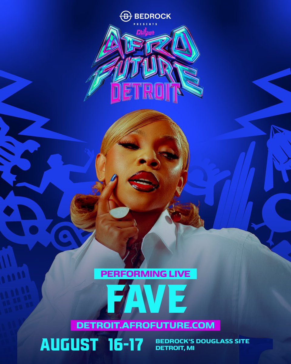 Afrofuture's tweet image. βMy baby bad, my baby goodβ¦β @Faveszn is coming to shut down the AfroFuture Detroit main stage with her smooth and sultry vibes. Pull up for the feels. Stay for the romantic vocals, itβs Fave SZN!
detroit.afrofuture.com ππ«