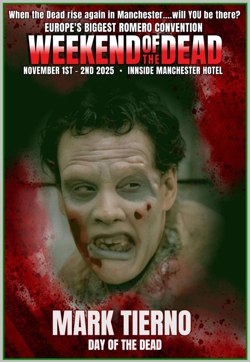 weekenddead's tweet photo. We are extremely pleased to bring Mark back to Manchester.
Along with playing Beeftreats Mark also played characters in George’s other films Creepshow and Knightriders. 
https://t.co/oJdhoBpmtO https://t.co/7XqCpuqz19