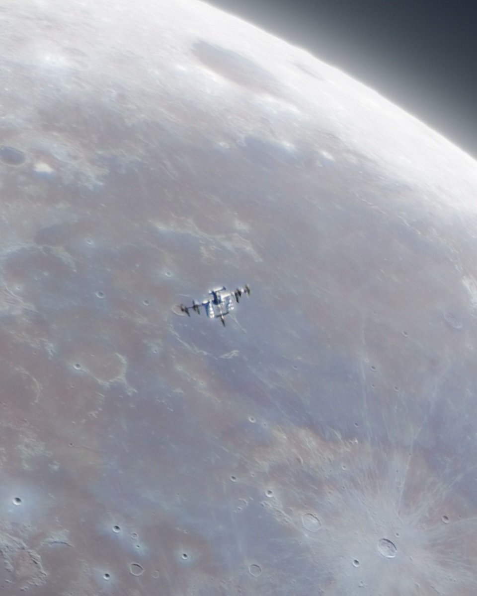 #PPOD: ISS and the Moon

Once again, photographer Andrew McCarthy has stunningly captured the <a href="/Space_Station/">International Space Station</a> transiting the Moon. He noted, "[There is] something so ethereal about seeing something we built juxtaposed against the grandeur of a celestial body."

Credit:
