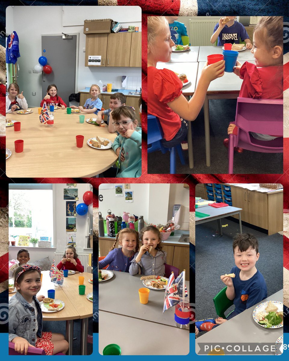 The children enjoyed a lovely VE Day lunch and had fun singing different songs from the past to commemorate the day. 🇬🇧