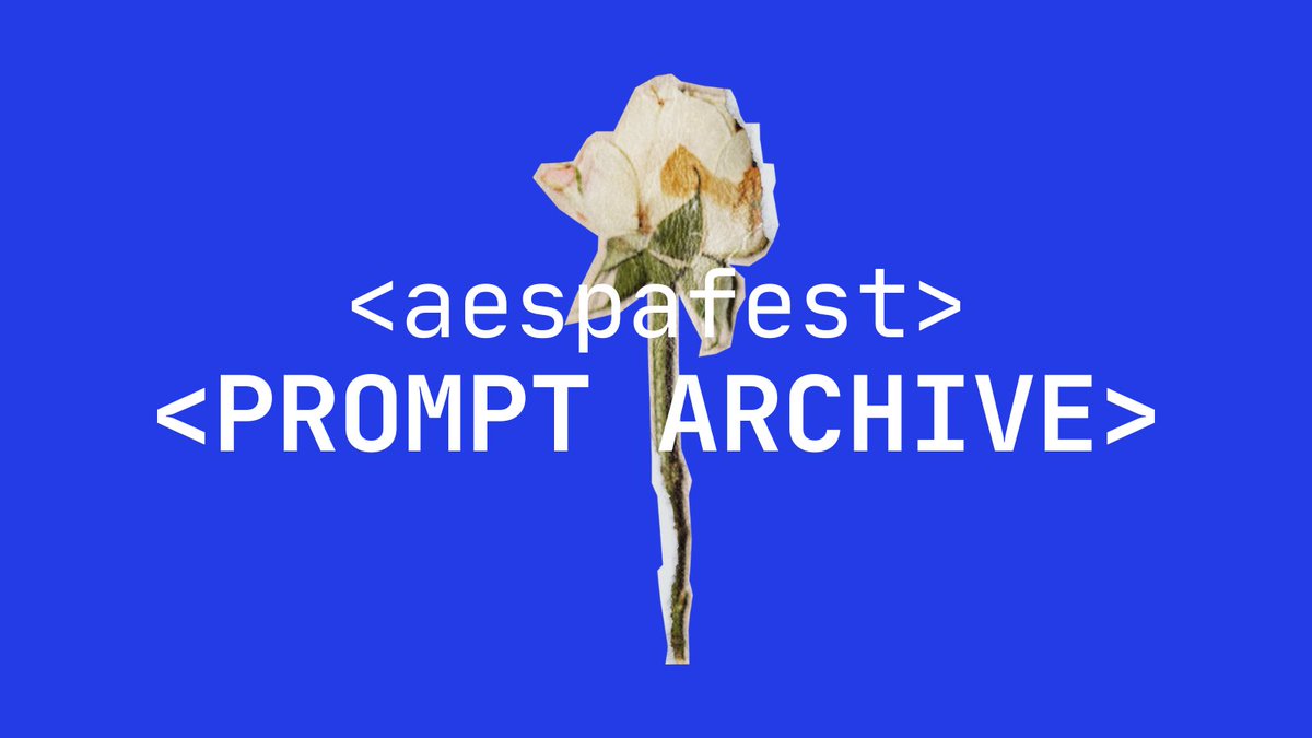 we are very happy to share our prompt archive with you 🫣 but don't forget folks, you are very welcome to leave prompts until 19 May!!
docs.google.com/spreadsheets/d…