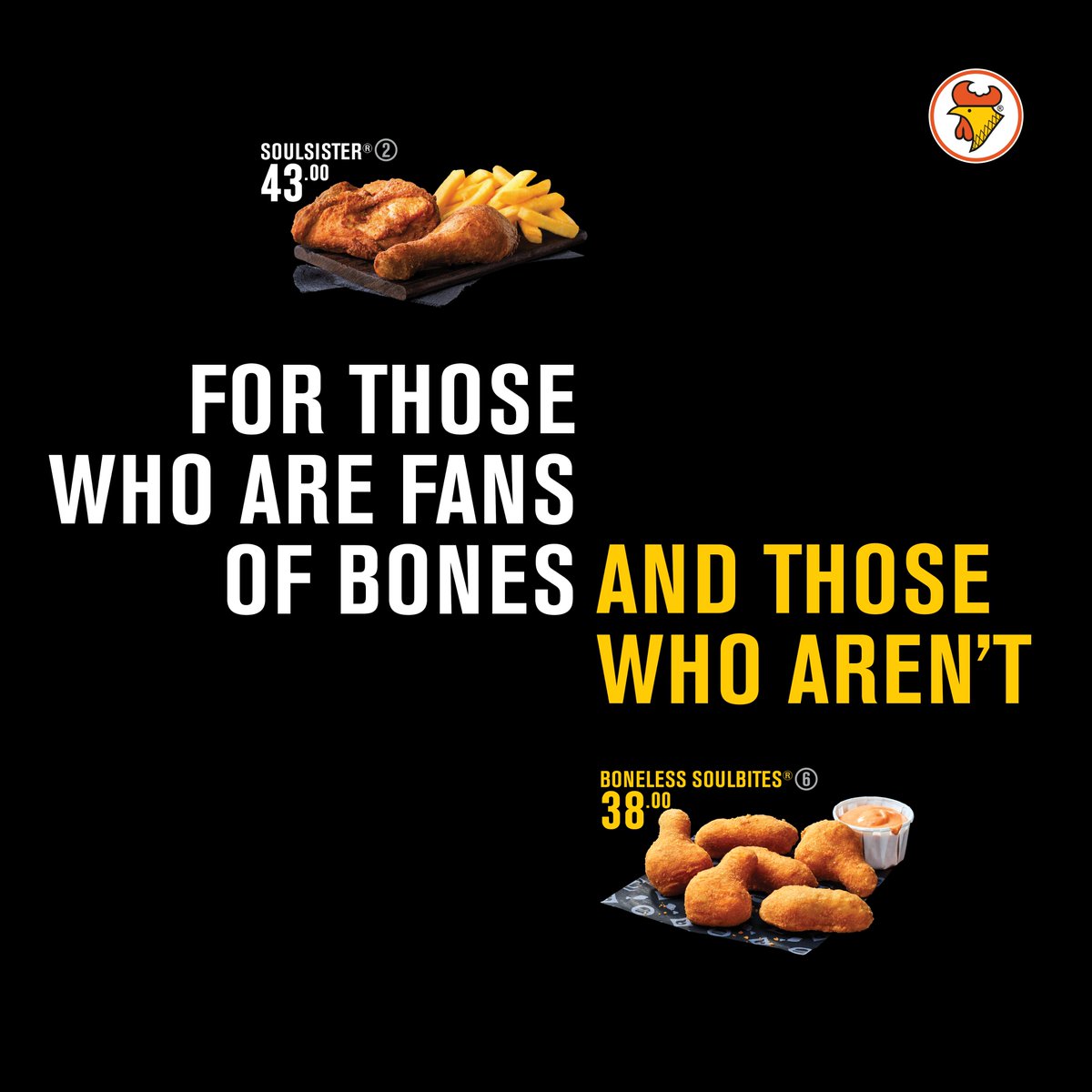 Whatever happens, let your tummy be the winner this weekend. #SowetoDerby