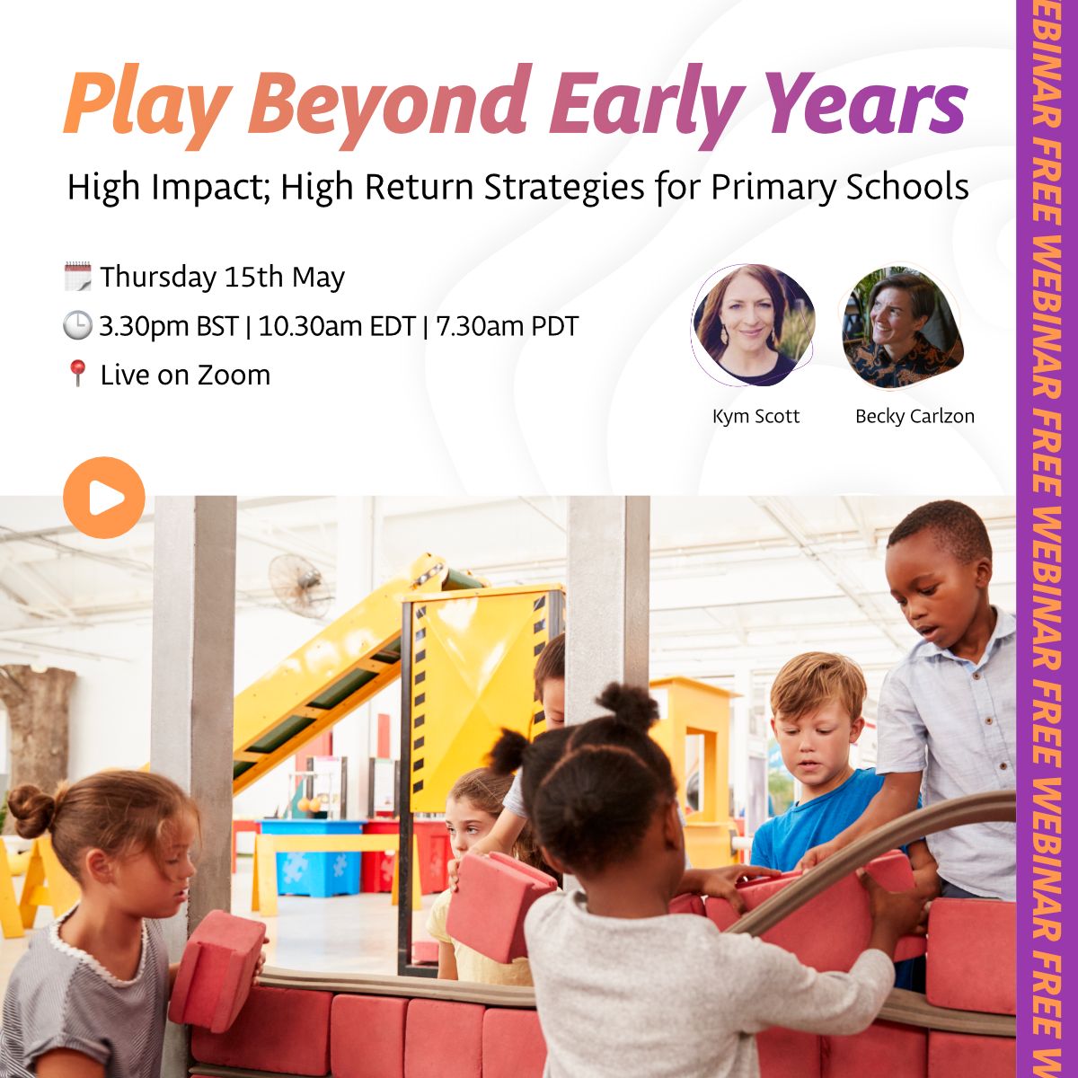 Becky Carlzon (@beckycarlzon) on Twitter photo Just 1 week until our FREE webinar
You’ll leave with:
✅ Practical, high-impact play strategies
✅ Tools to build whole-staff buy-in
✅ Confidence to start
✅ A shift in how you think about curriculum and outcomes
Snap up your spot below:
<a href="/kymscott5/">Kym Scott #PressPlay</a>
letspressplay.co/play-beyond-ea… Just 1 week until our FREE webinar
You’ll leave with:
✅ Practical, high-impact play strategies
✅ Tools to build whole-staff buy-in
✅ Confidence to start
✅ A shift in how you think about curriculum and outcomes
Snap up your spot below:
<a href="/kymscott5/">Kym Scott #PressPlay</a>
letspressplay.co/play-beyond-ea…