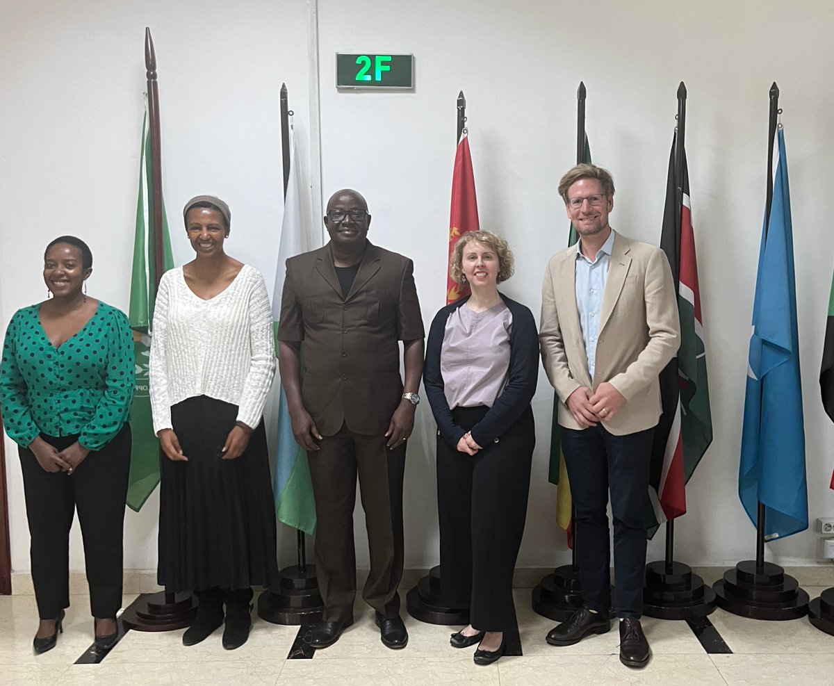 IGAD CEWARN (@igad_cewarn) on Twitter photo United Nations Operations and Crisis Centre (UNOCC) Deputy Director Elizabeth Chester met #CEWARN Director <a href="/camluso/">Camlus Omogo</a> and team for a rich exchange on conflict early warning operations. They also explored collaboration on tech-based early warning data collection and analysis tools. United Nations Operations and Crisis Centre (UNOCC) Deputy Director Elizabeth Chester met #CEWARN Director <a href="/camluso/">Camlus Omogo</a> and team for a rich exchange on conflict early warning operations. They also explored collaboration on tech-based early warning data collection and analysis tools.