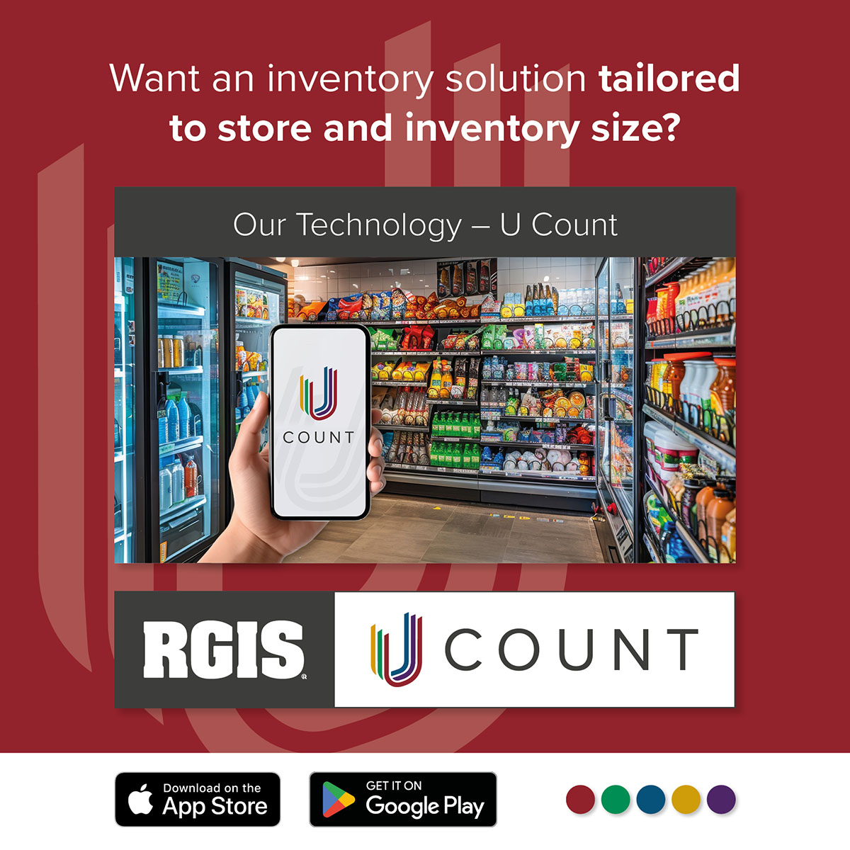 With U Count, you get the flexibility and accuracy you need to manage your inventory efficiently.
Take charge of your inventory today!

Learn more:ow.ly/Anyj50VP9GE

#UCount #InventoryManagement #InventorySolutions #SelfScan #RGIS