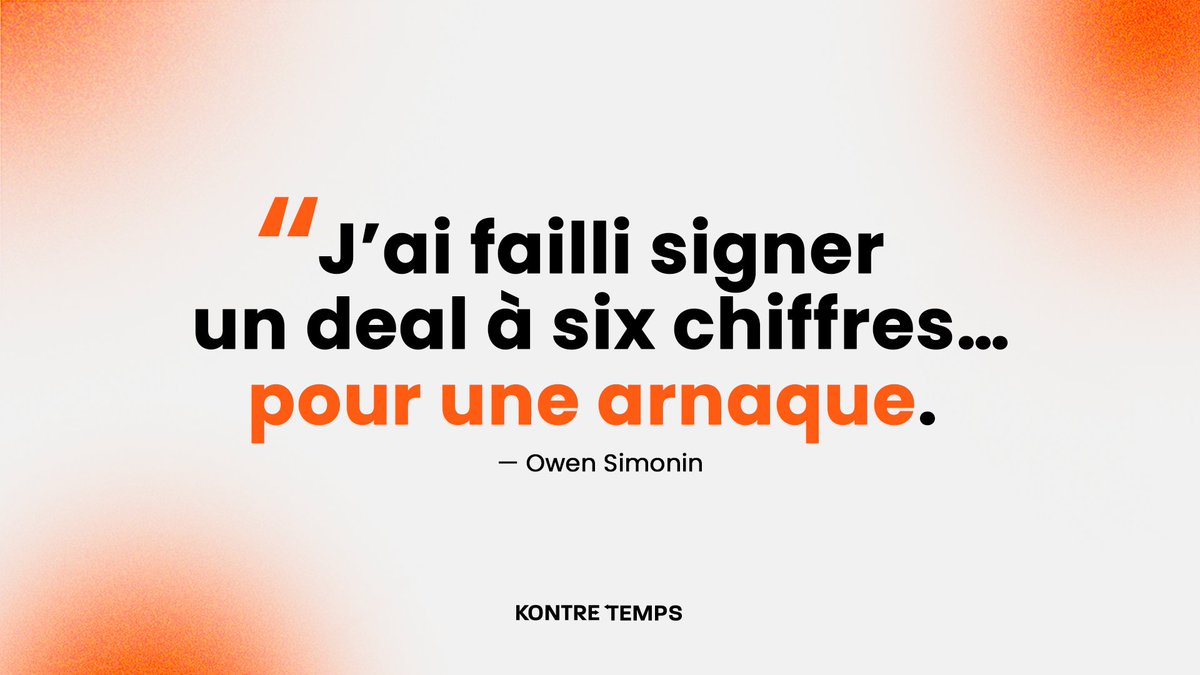 L’argent facile dans la crypto peut coûter très cher.

📍Disponible ici : smartlink.ausha.co/kontretemps/in…

#kontretemps #crypto