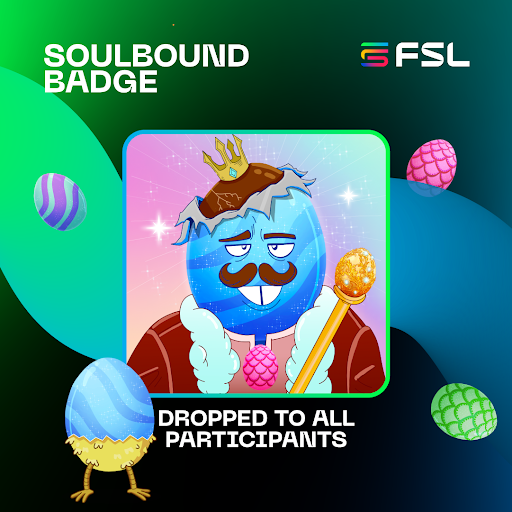 The Egg King NFT 🥚 👑

Every Egglet holder who joined the Easter Event has now received a Soulbound Egg King Badge in FSL ID (like the ‘Snow King’ NFT from X Mas)

And guess what? There's one more little surprise coming your way... 👀

Keep an eye on @stepnofficial on X!