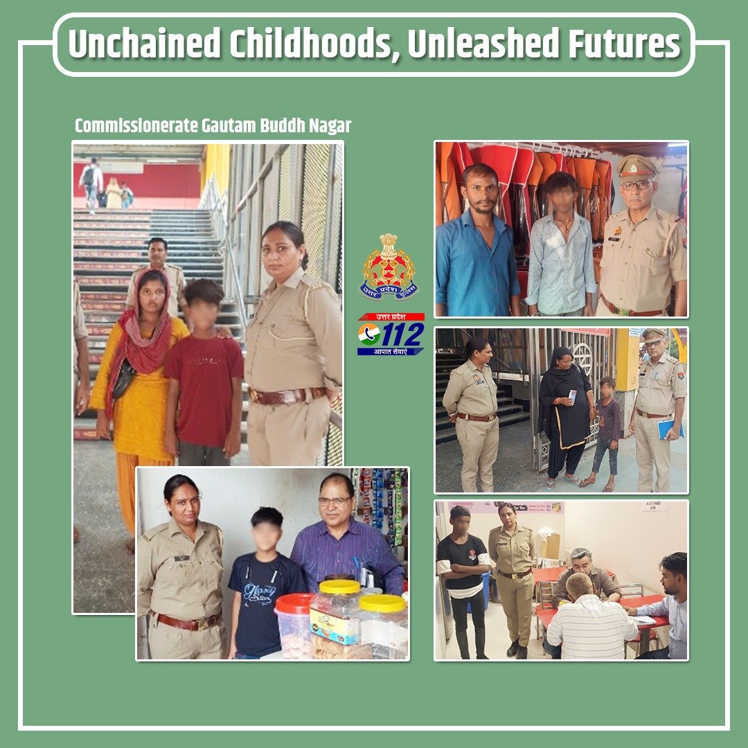 UP POLICE (@uppolice) on Twitter photo тАЬNo More Little Hands on Big Jobs.тАЭ
Under a special campaign run by <a href="/noidapolice/">POLICE COMMISSIONERATE GAUTAM BUDDH NAGAR</a> from 01.01.2023 to 30.04.2025, a total of 668 children forced into labour at hotels, dhabas, and other workplaces were rescued and rehabilitated.
Key Interventions:
ЁЯФ╣ 165 children rescued from тАЬNo More Little Hands on Big Jobs.тАЭ
Under a special campaign run by <a href="/noidapolice/">POLICE COMMISSIONERATE GAUTAM BUDDH NAGAR</a> from 01.01.2023 to 30.04.2025, a total of 668 children forced into labour at hotels, dhabas, and other workplaces were rescued and rehabilitated.
Key Interventions:
ЁЯФ╣ 165 children rescued from