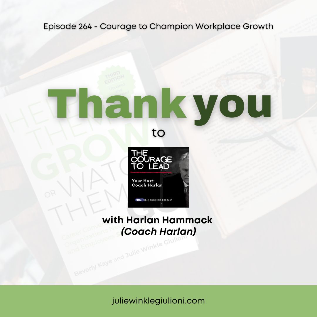 What if the key to unlocking your team's potential isn't about promotions?

In my recent conversation with Harlan Hammack on The Courage To Lead podcast, we explored how to redefine career development.

loom.ly/-HjBnU8
#LeadershipDevelopment #CareerGrowth
@iB4e_coaching