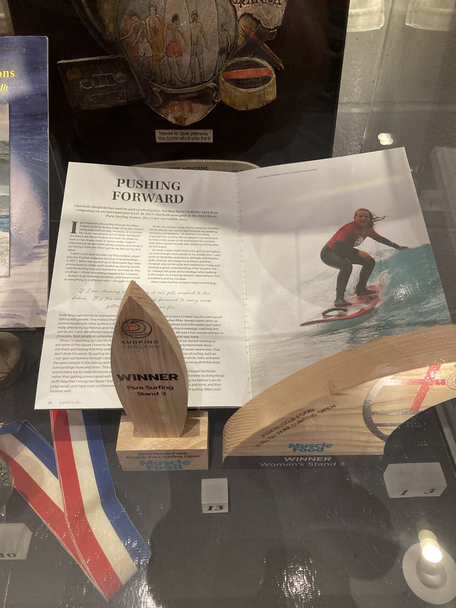 WaveProject's tweet photo. Our Cornwall Surf Club surfers and their families were kindly invited to visit the SURF! exhibition at National Maritime Museum Cornwall.

It was a fantastic day and a wonderful chance to see #TheWaveProject featured amongst surfing's greats!

@TheNMMC #bluehealth #surfcommunity https://t.co/6qiNWK87sH