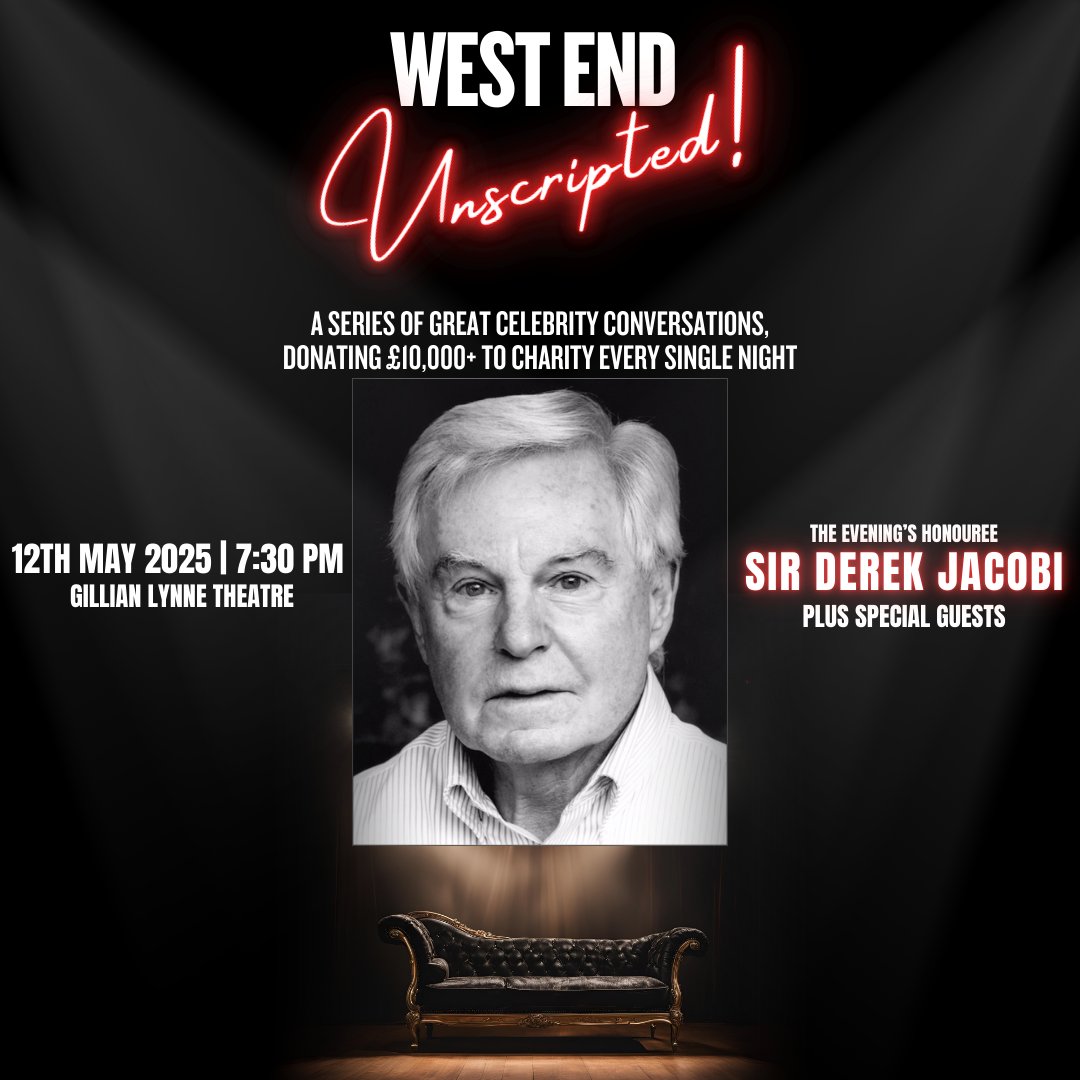 Coming up at the Gillian Lynne Theatre, West End Unscripted returns with an intimate evening of captivating stories, personal anecdotes, and behind-the-scenes insights ⭐

Get tickets to the show here: lwtheatres.co.uk/whats-on/west-…