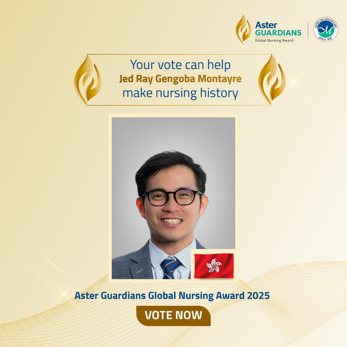 A/Prof Jed Montayre (@jedmontayre) on Twitter photo I’ve been selected as Top 10 Finalists for the <a href="/AsterGuardians/">Aster Guardians</a> Global Nursing Award 2025. I’ve pledged to use part of the prize money to healthy ageing research; nursing student scholarship & support services platform for children developmental pls vote apply.asterguardians.com/voting I’ve been selected as Top 10 Finalists for the <a href="/AsterGuardians/">Aster Guardians</a> Global Nursing Award 2025. I’ve pledged to use part of the prize money to healthy ageing research; nursing student scholarship & support services platform for children developmental pls vote apply.asterguardians.com/voting