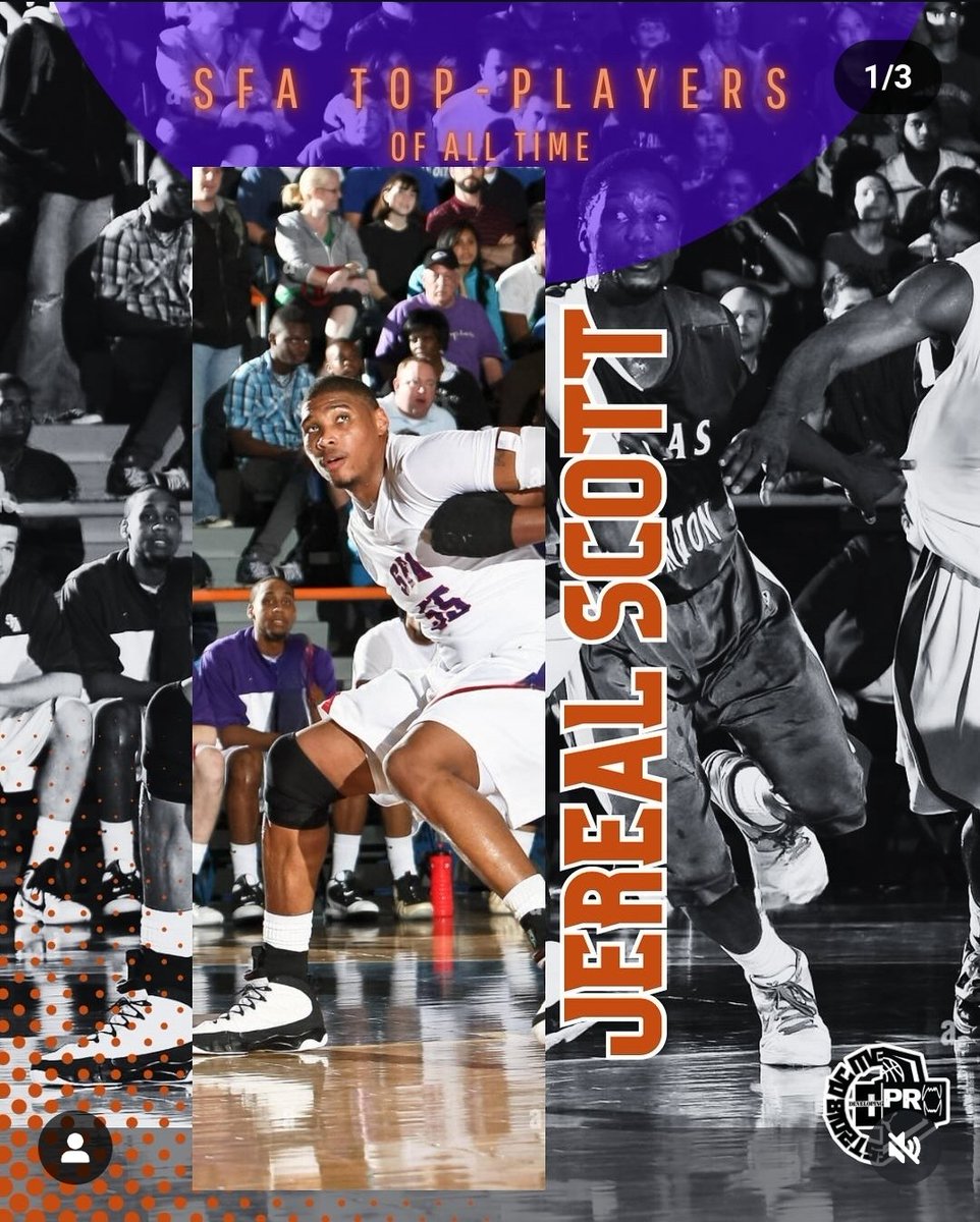 La Porte Bulldog Basketball (@laportehoops) on Twitter photo Congratulations to one of our own for being recognized as one of the top players in SFA history. Hard work paid off <a href="/Coach_Scott_2/">Jereal Scott</a> Congratulations to one of our own for being recognized as one of the top players in SFA history. Hard work paid off <a href="/Coach_Scott_2/">Jereal Scott</a>