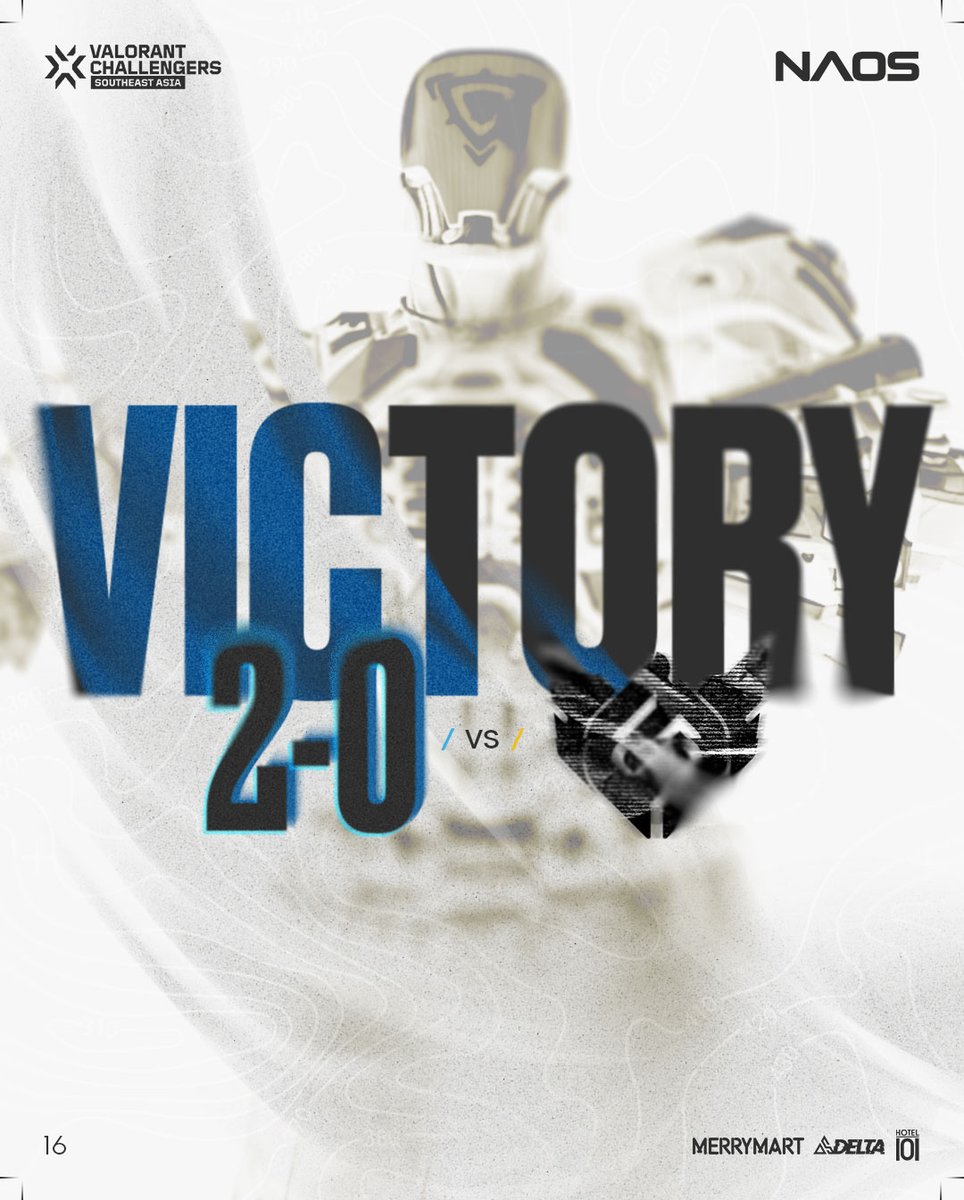 Full.. Sweep? On our way to the Grand Finals of the VCT Challengers SEA 👏

2-0 victory against the defending champs, GGWP! 🤝

#NAOStheTime #VCTChallengersSEA