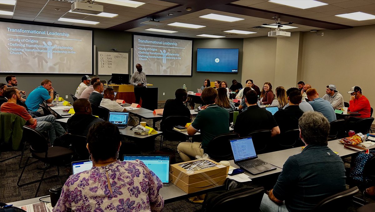 Great having <a href="/PierreECannings/">Pierre E. Cannings</a> speaking to the @dallasseminary Ministry Residency students