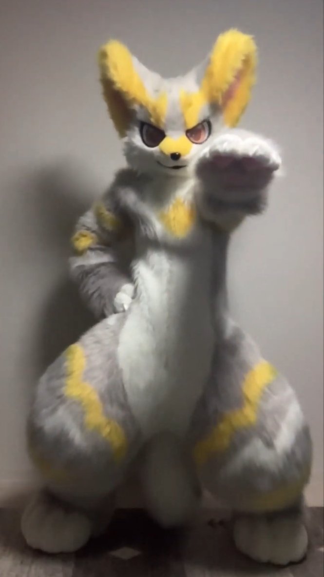 ビシッと決めポーズ
 #FursuitFriday