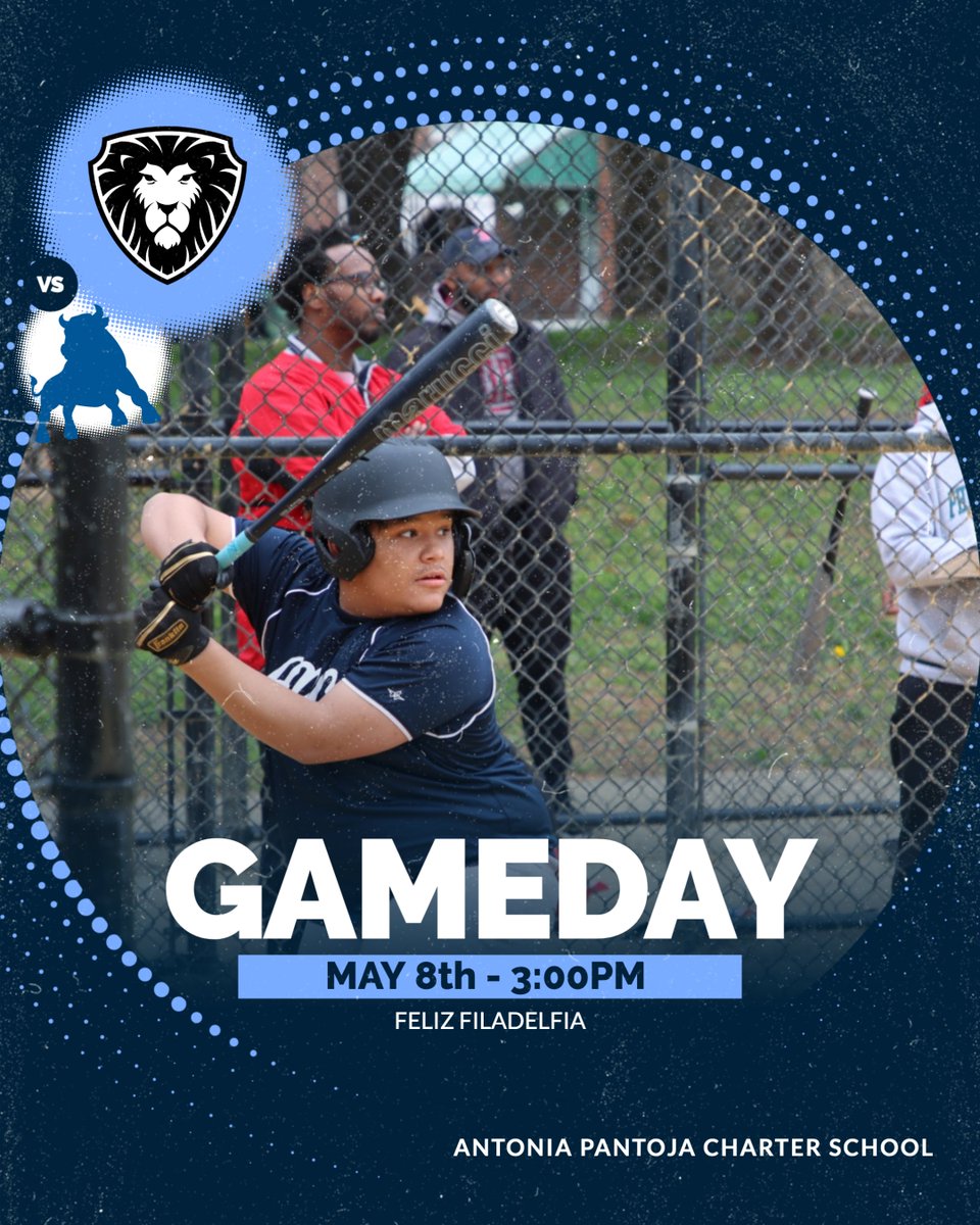 Gameday for our Pantoja CS Lions!

Our Pantoja Lions will face Esperanza Academy CS at Feliz Filadelfia fields starting at 3:00PM. #GoLIONS <a href="/mpaasports/">MPAA Sports</a>