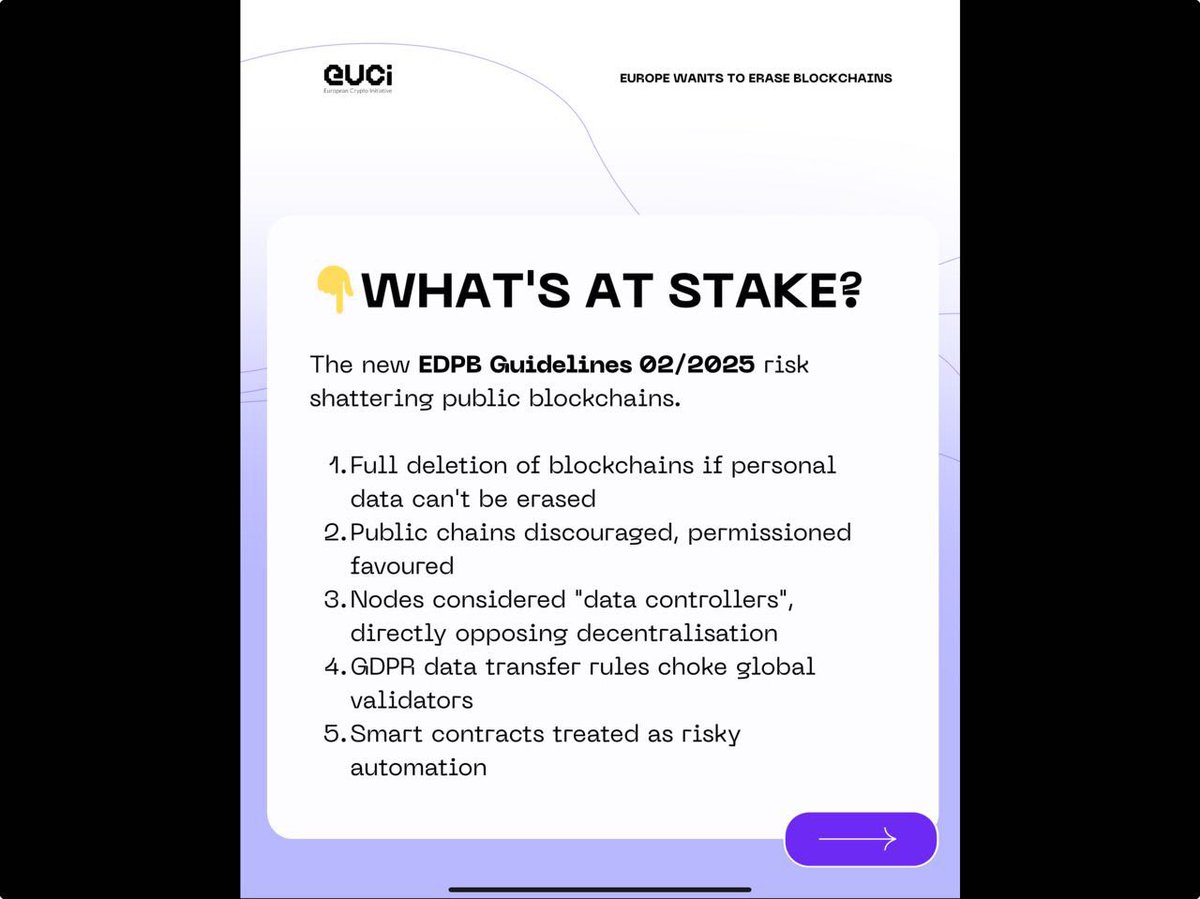 I have never seen anything more stupid.

EU wants to delete all decentralised blockchains, lol.