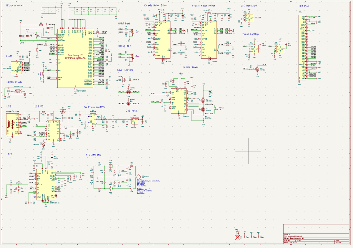 As promised, we're open sourcing the SeedHammer II hardware design files:

github.com/seedhammer/har…

This includes the CAD STEP files as well as PCB schematics and layout in KiCad format.

Enjoy! And let us know if you find any mistakes as we move to production.
