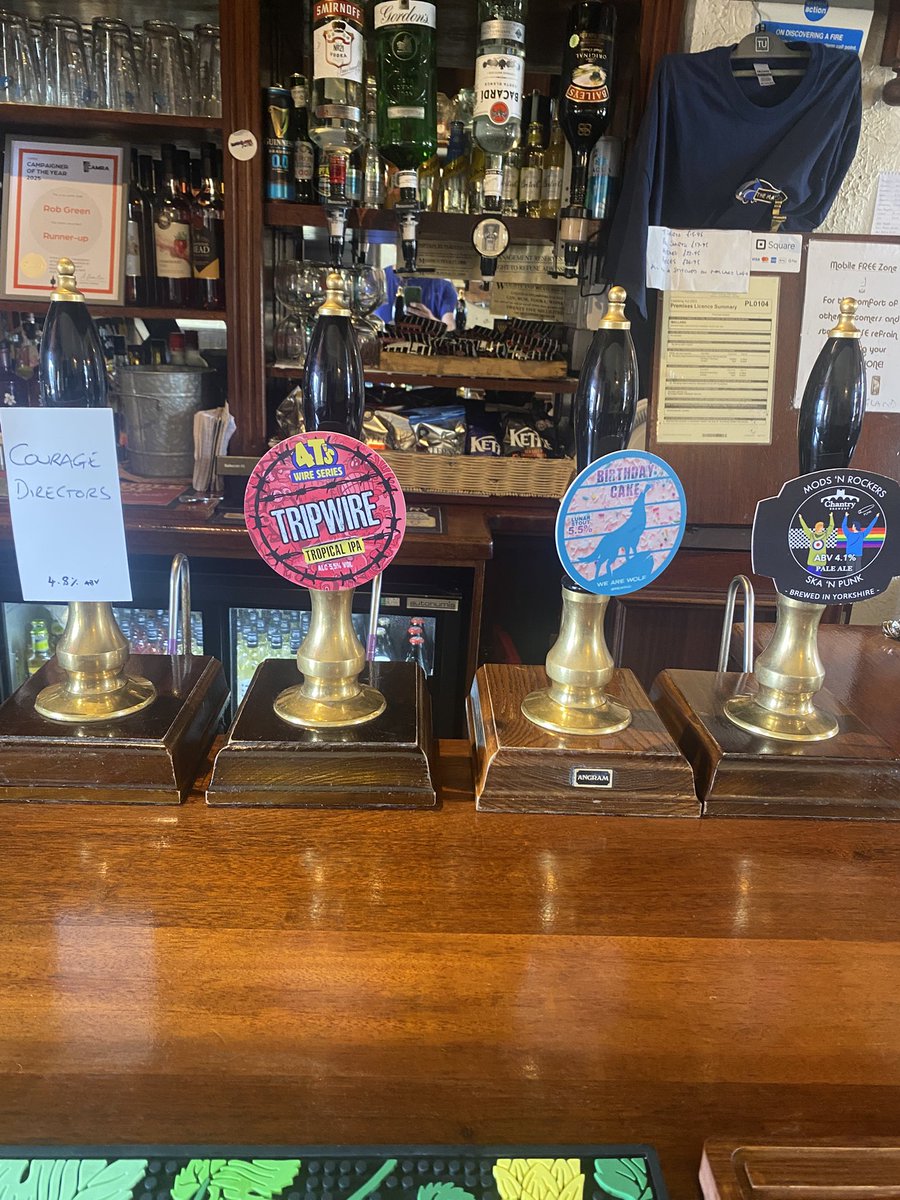 Real Ale House (@mallard_worksop) on Twitter photo #RealAle on Thursday:
<a href="/ChantryBrewery/">Chantry Brewery</a> Mods โn Rockers
<a href="/4tsbrewery/">4T's Brewery</a> Tripwire
Courage Directors &
<a href="/Craftwolfthomas/">WEAREWOLFBREWING</a> Birthday Cake
Plus ciders from @WestonsCiderMil & <a href="/lilleyscider/">Lilley's Cider</a>
Card payments accepted
Outdoor seating available
Open 4-9pm
Please Repost #RealAle on Thursday:
<a href="/ChantryBrewery/">Chantry Brewery</a> Mods โn Rockers
<a href="/4tsbrewery/">4T's Brewery</a> Tripwire
Courage Directors &
<a href="/Craftwolfthomas/">WEAREWOLFBREWING</a> Birthday Cake
Plus ciders from @WestonsCiderMil & <a href="/lilleyscider/">Lilley's Cider</a>
Card payments accepted
Outdoor seating available
Open 4-9pm
Please Repost