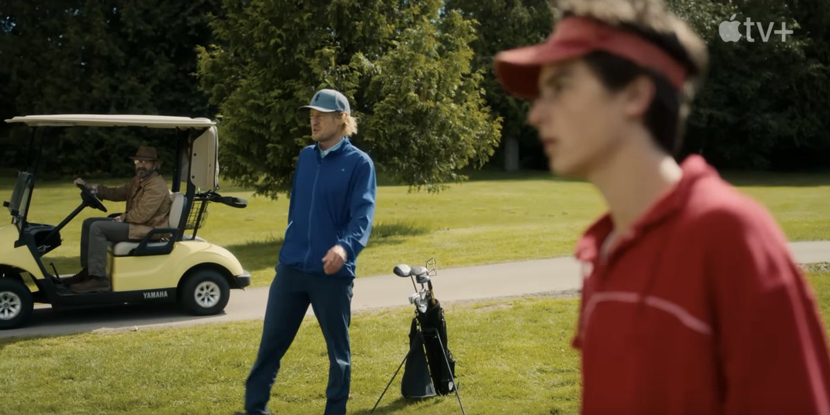 firstshowing's tweet image. A long washed up professional golfer turns towards a rising young star in the game to turn things around. &quot;You are my friend and that&apos;s got nothing to do with how well you swing a golf club.&quot; ⛳️🏌🏻‍♂️ #Stick #PeterDager #OwenWilson #golf