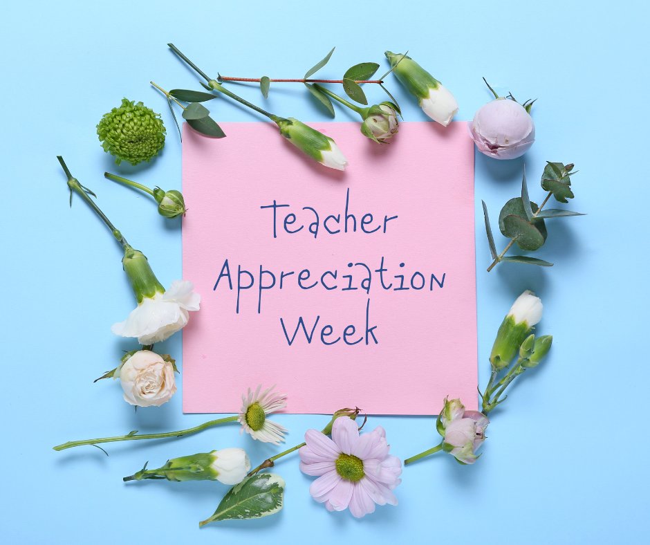 Thank you teachers!
#TeacherAppreciationWeek #Teaching #TEACHers