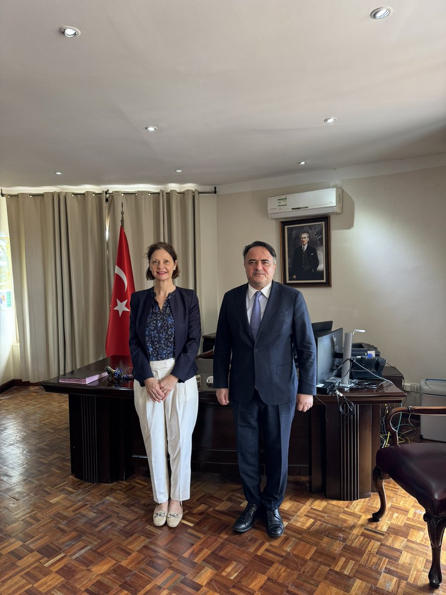 LiekevandeWiel's tweet image. Delighted to meet the Ambassador of Türkiye @TC_KigaliBE to Rwanda to speak about our shared commitment to children. We identified many opportunities to build on the notable focus of Türkiye on children and collaborate for the children in Rwanda. @unicefrw