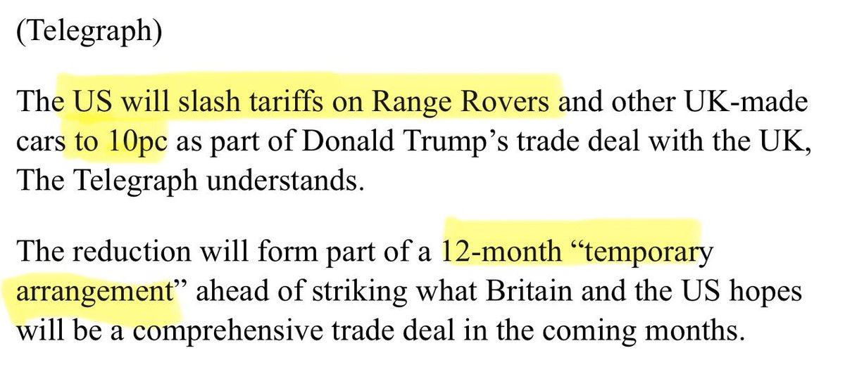 Tazerface16's tweet image. So, there is no trade deal between the UK &amp;amp; US right now.

None.

Everything the White House puts out is pure bullshit.