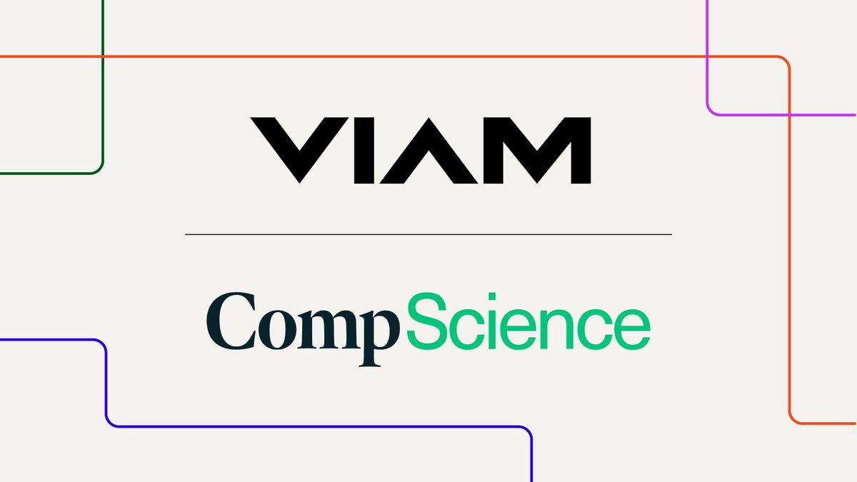 Our partnership with CompScience is another great example of how Viam helps build solutions that bring AI insights to warehouses, manufacturing facilities and retail environments of all kinds. Learn more: viam.com/press-releases…