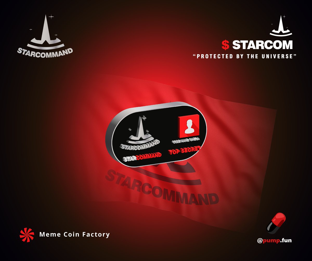 Memecoinfactor's tweet photo. Dare wear the tag? Free NFT for top holder.
#STARCOM #STARCOMMAND #CryptoPumpClub
💊https://t.co/46C0zfqfMi
#SolanaMemeCoins #CryptoMeme #cryptopump https://t.co/VmXqOP1jgN